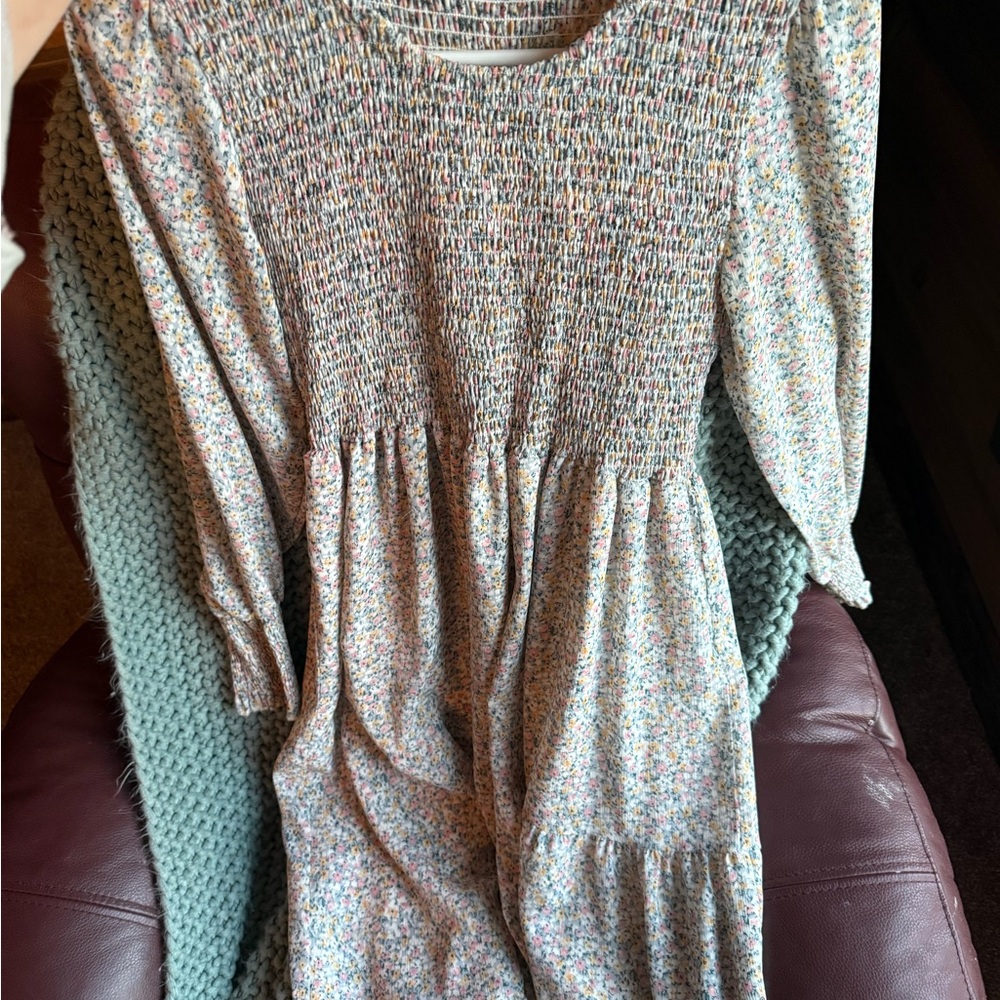 Floral Long Sleeve Dress